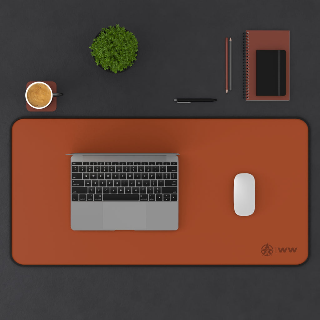 Rust 16" x 32" Desk Mat