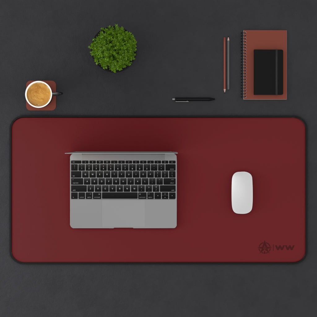 Oxblood 16" x 32" Desk Mat