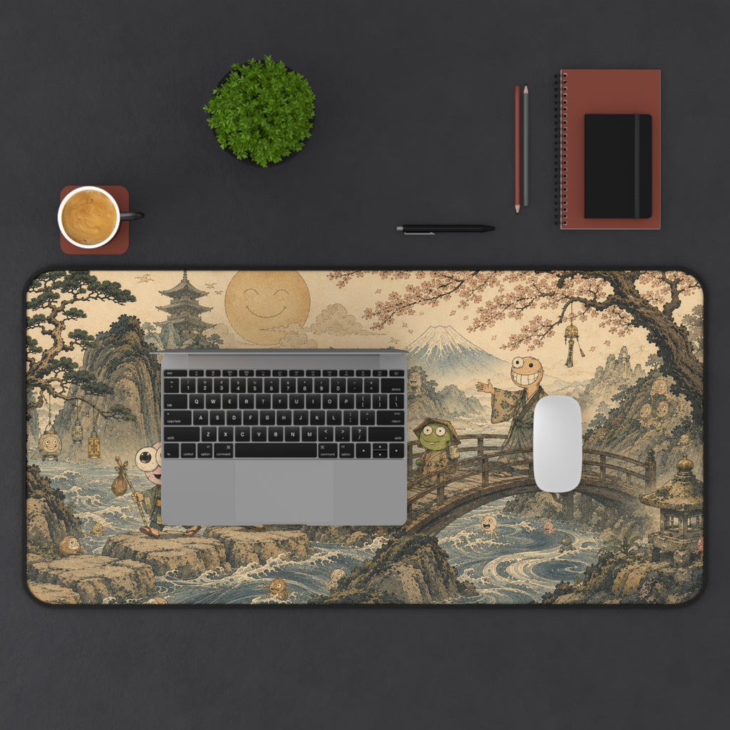 Mandatory Team Outing 16" × 32" Desk Mat
