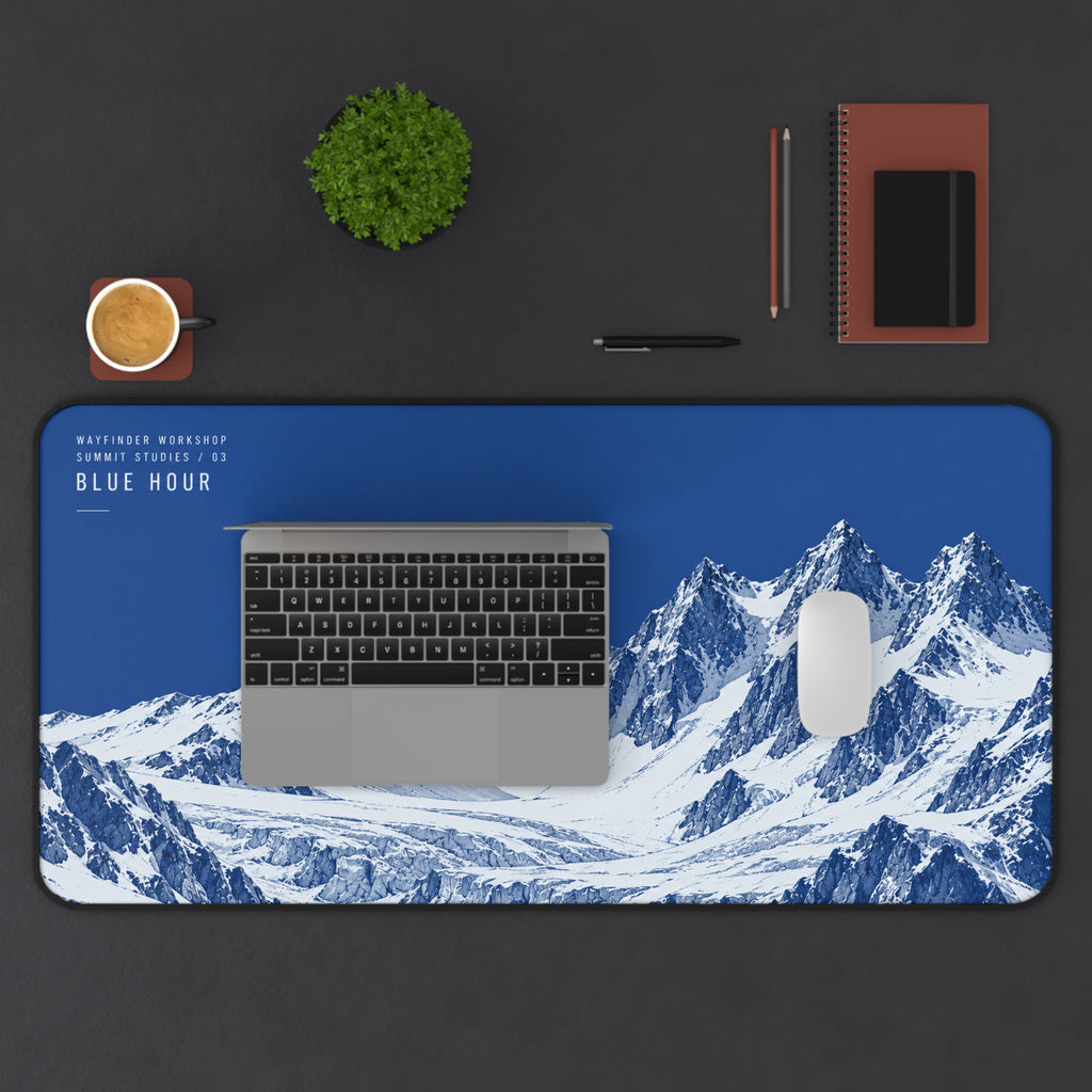 Blue Hour 16" x 32" Desk Mat