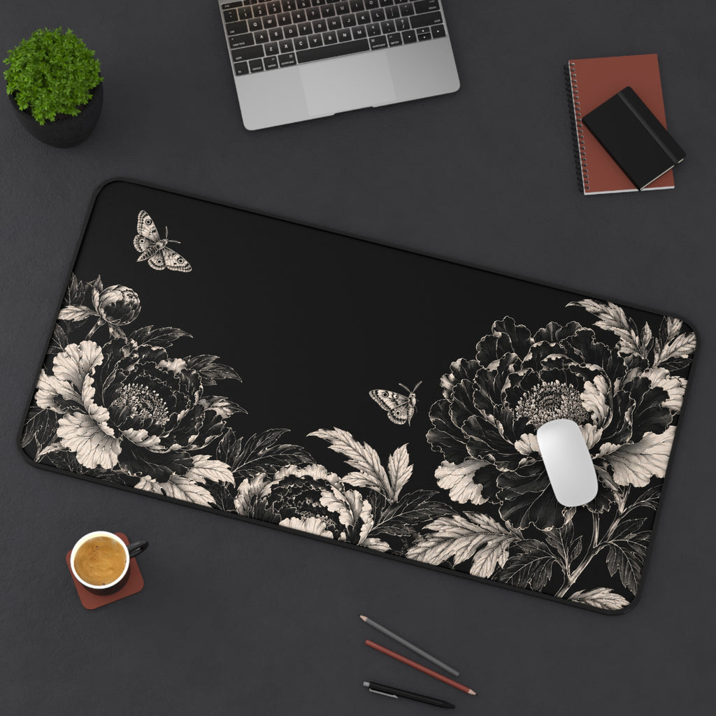 Night Bloom 16" × 32" Desk Mat