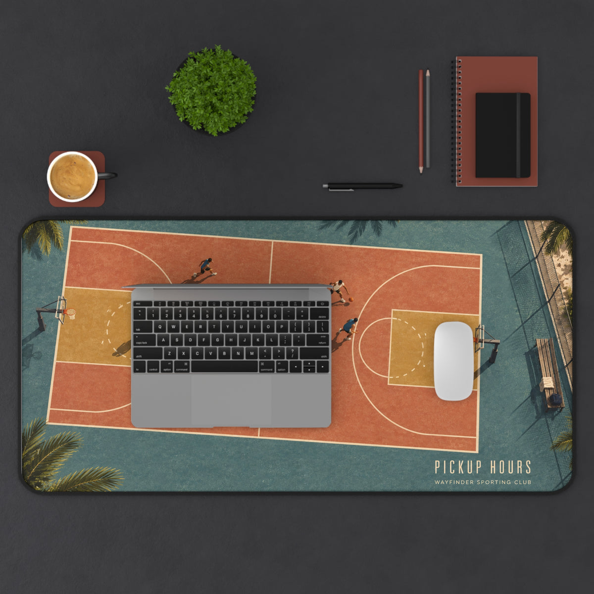 Pickup Hours 16" × 32" Desk Mat