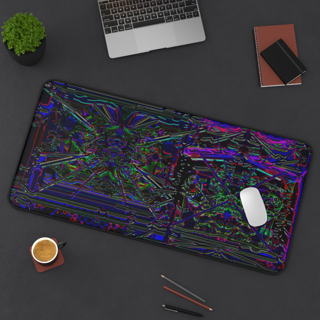 Peripheral Vision 16" × 32" Desk Mat