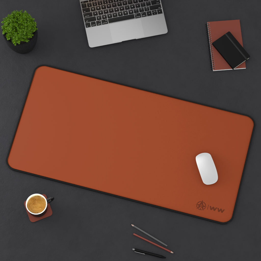 Rust 16" x 32" Desk Mat