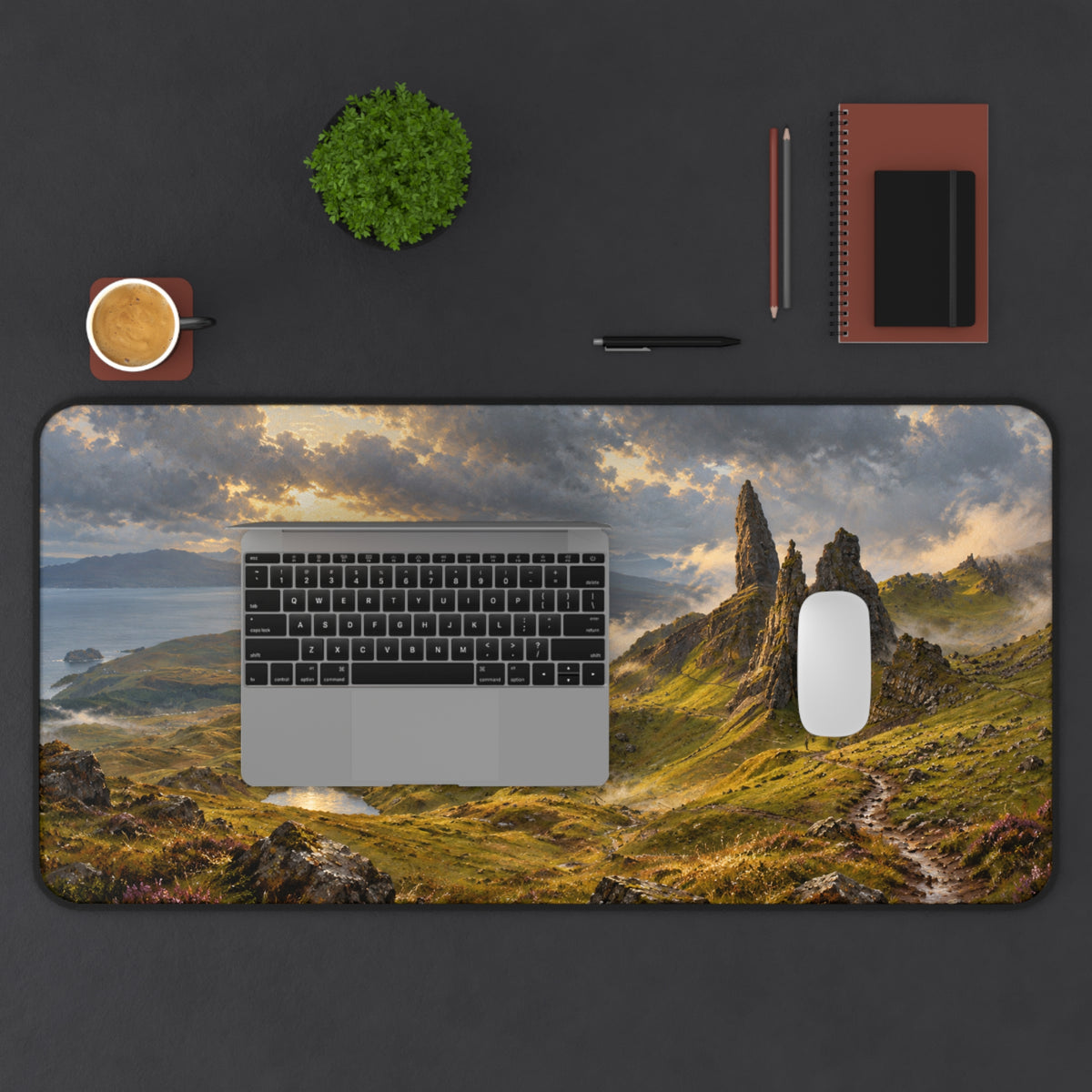 No Quest Marker 16" x 32" Desk Mat