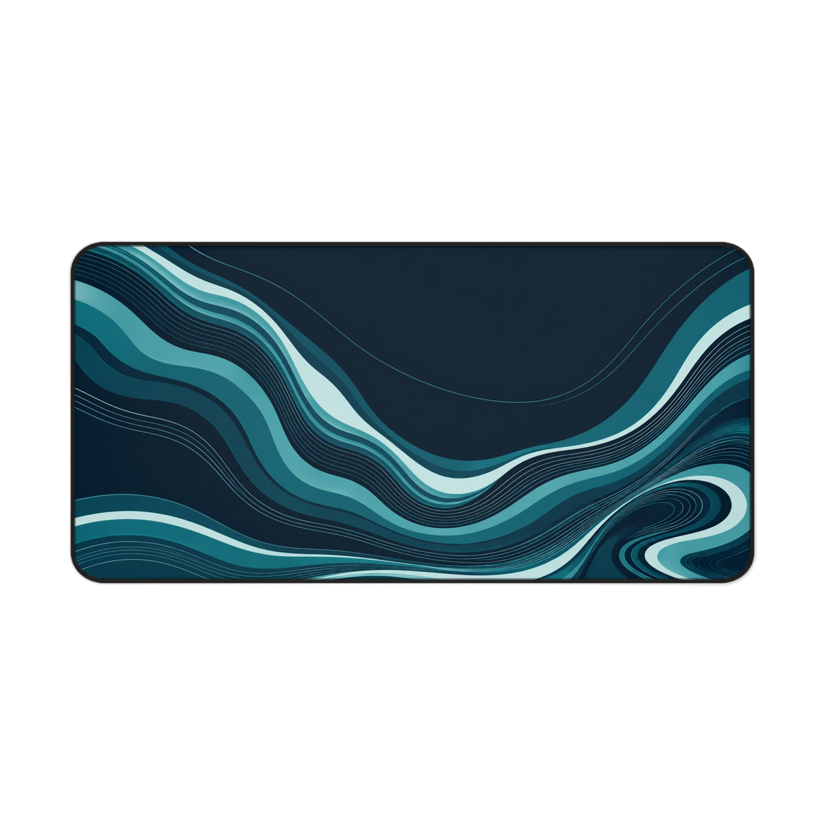 Tidal Circuit 16" × 32" Desk Mat