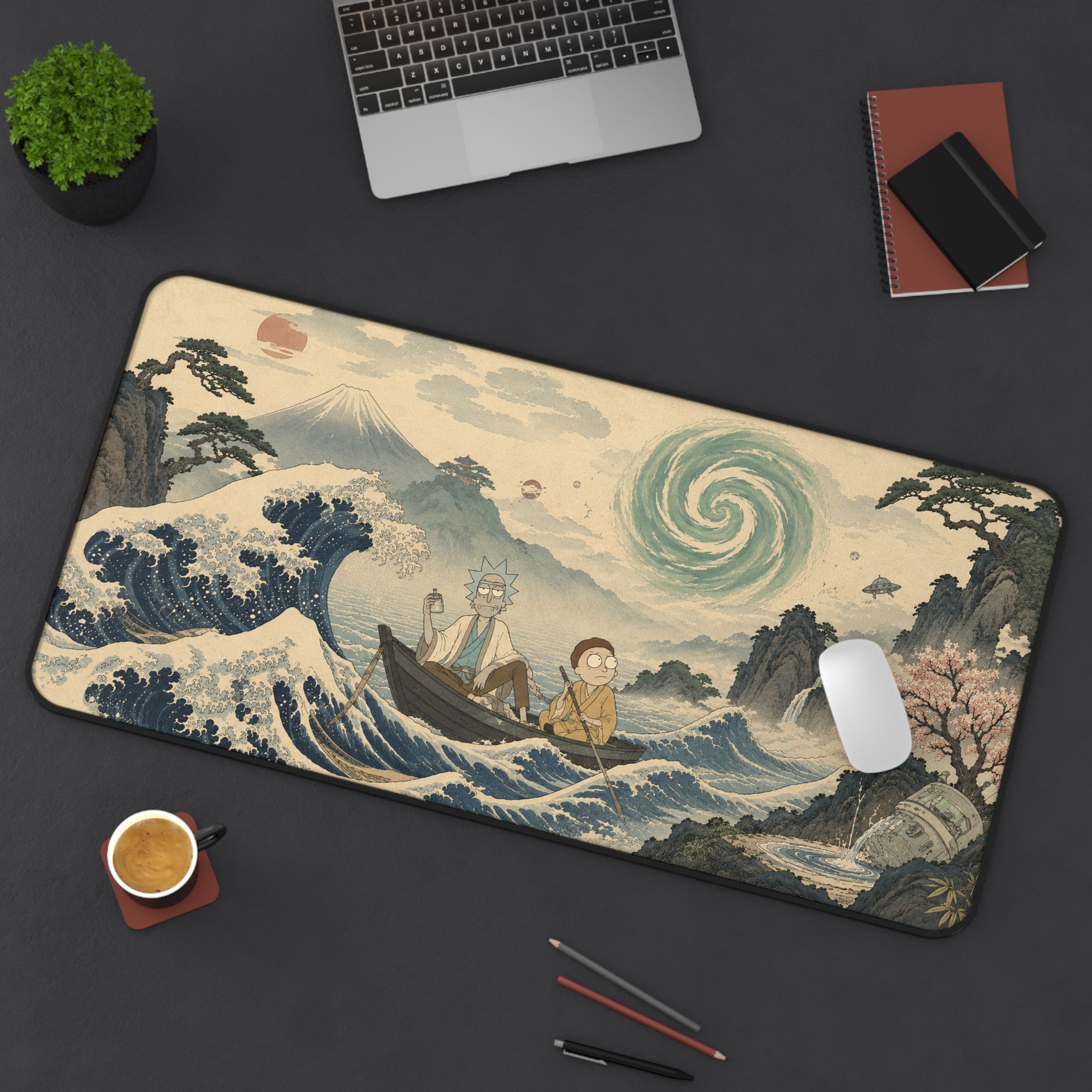 Portal Tide 16" × 32" Desk Mat