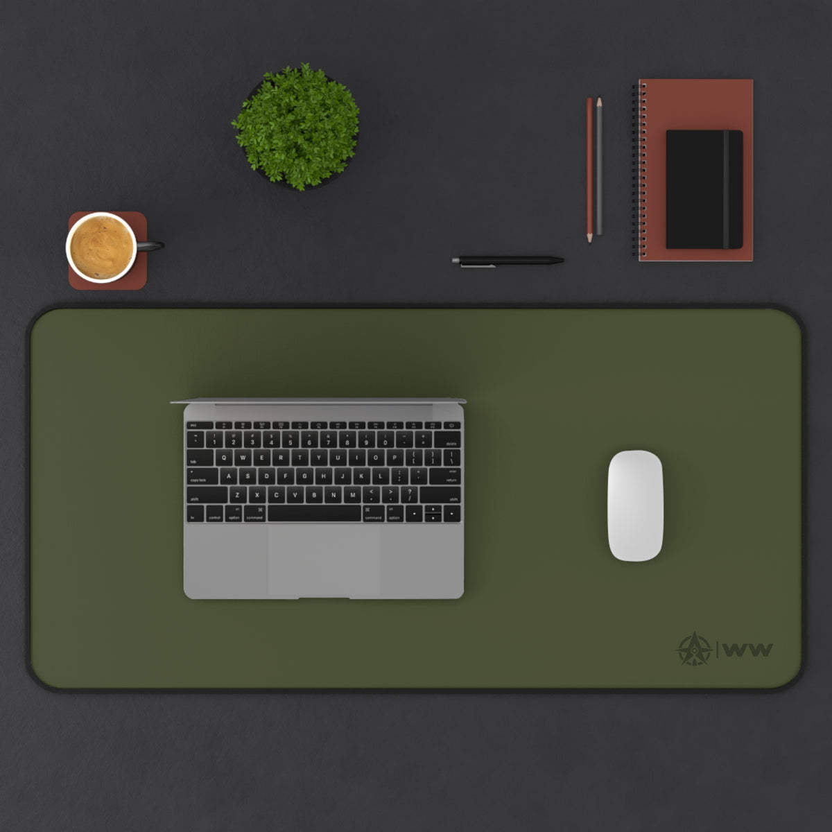 Moss 16" x 32" Desk Mat