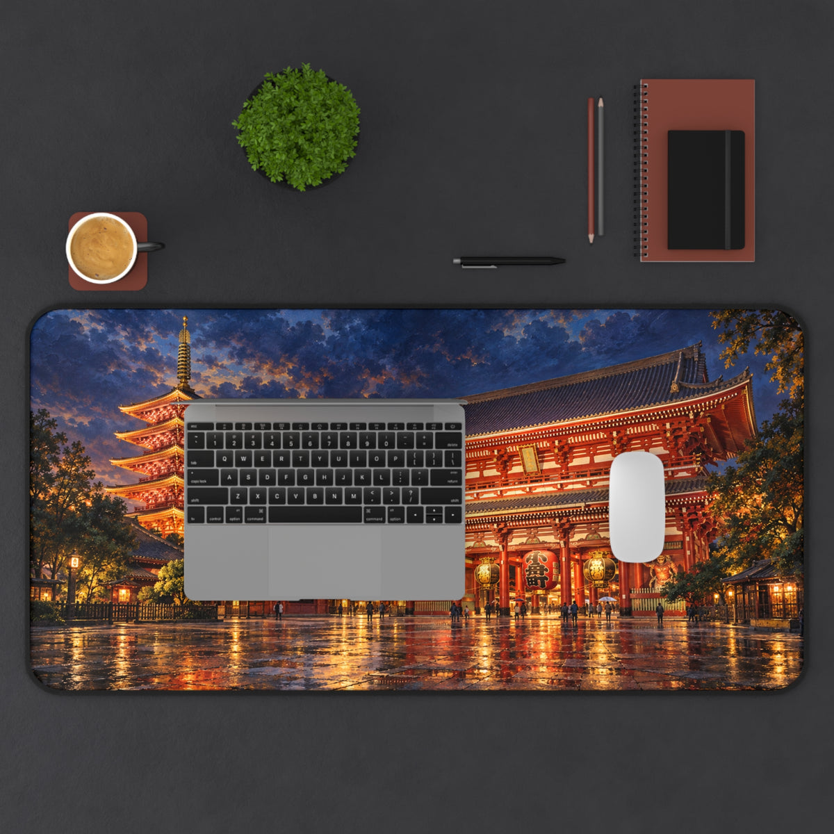 Missed the Last Train 16" x 32" Desk Mat