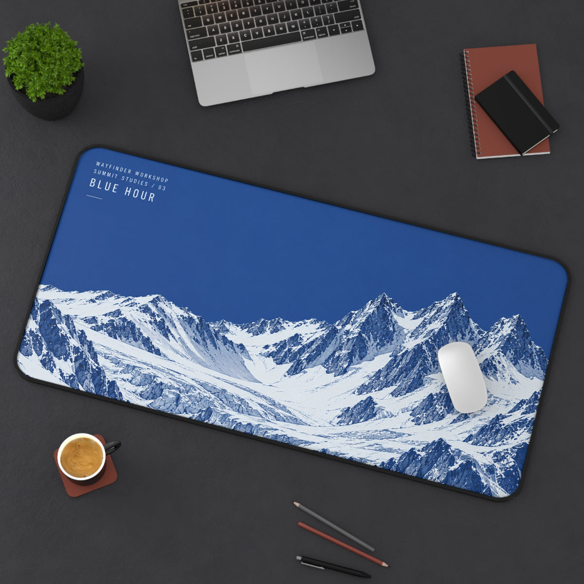 Blue Hour 16" x 32" Desk Mat