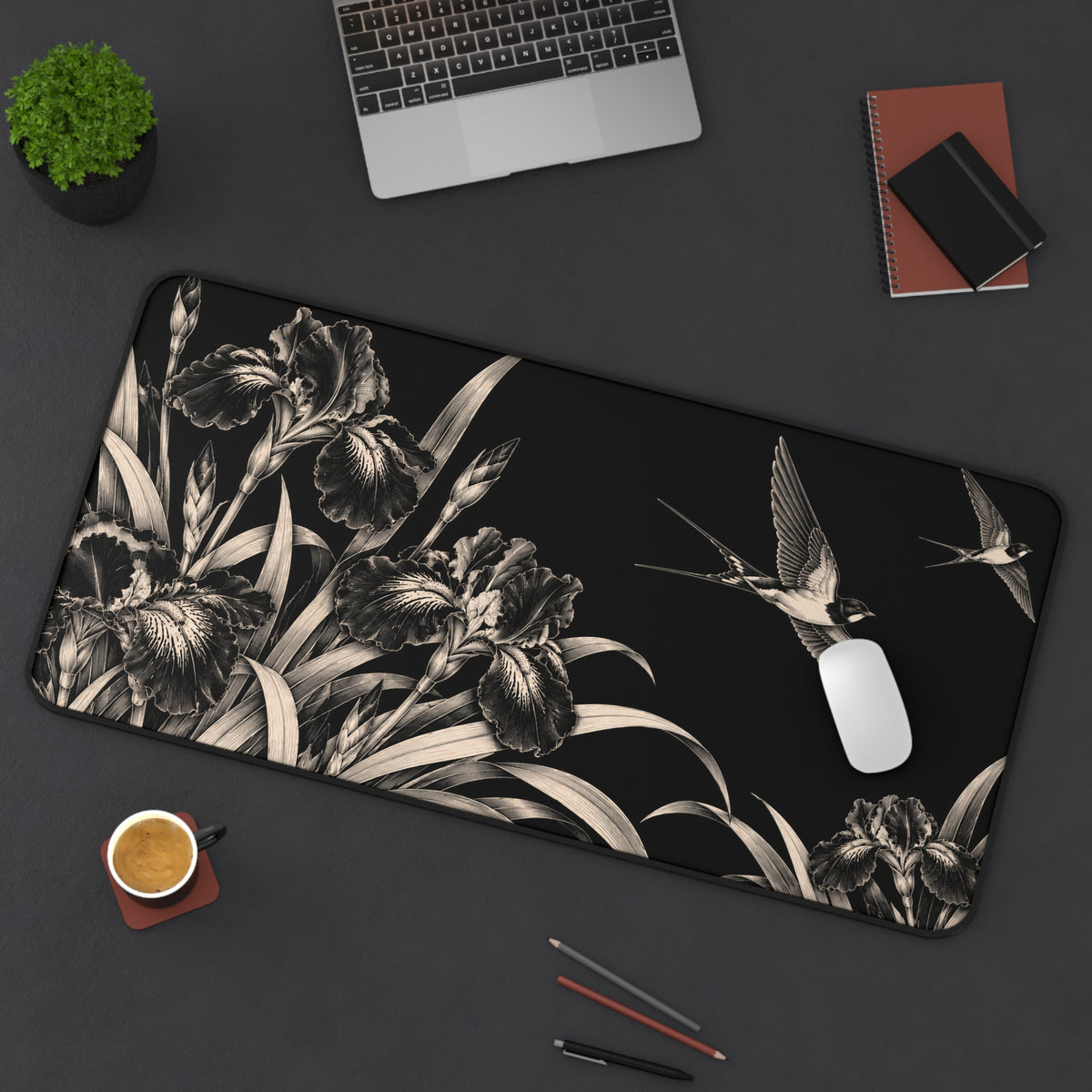 Quiet Flight 16" × 32" Desk Mat