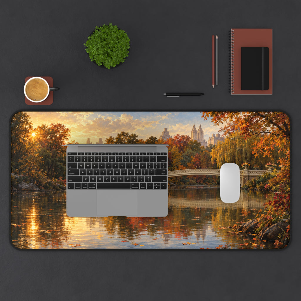 City on Pause 16" x 32" Desk Mat