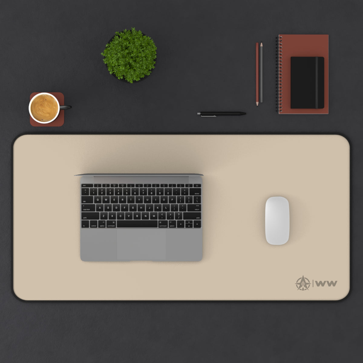 Oat 16" x 32" Desk Mat