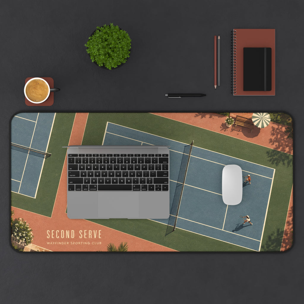 Second Serve 16" × 32" Desk Mat