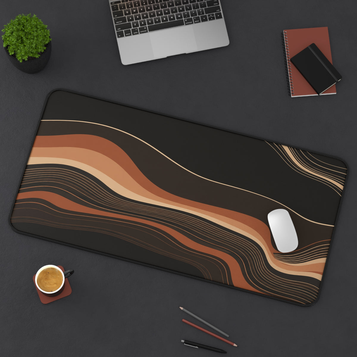 Ember Flow 16" × 32" Desk Mat