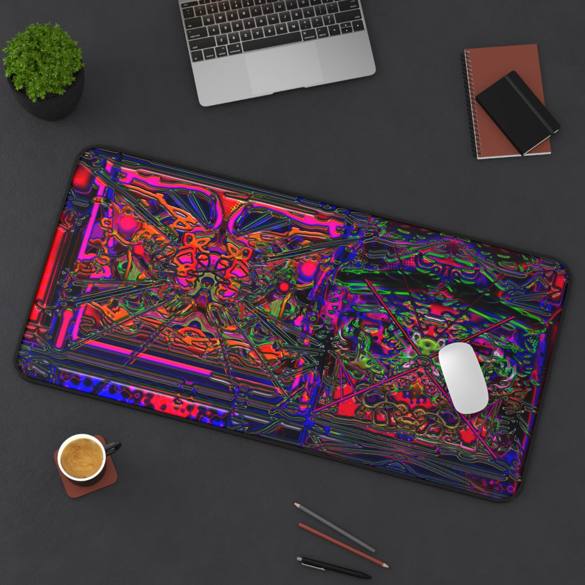 Thermal Event 16" × 32" Desk Mat