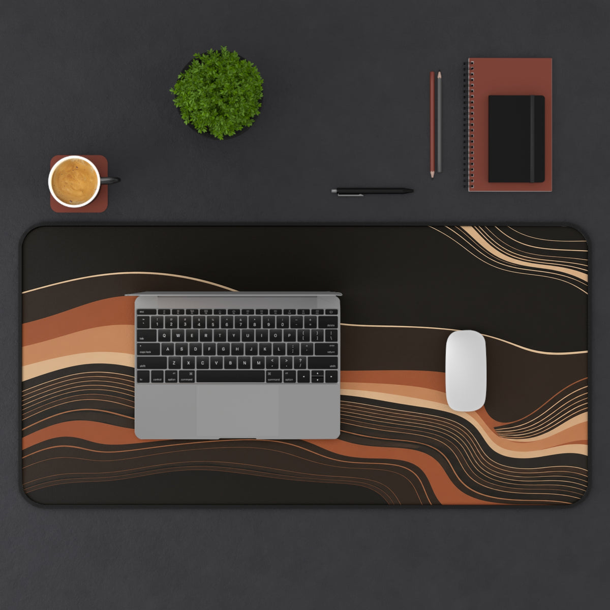 Ember Flow 16" × 32" Desk Mat