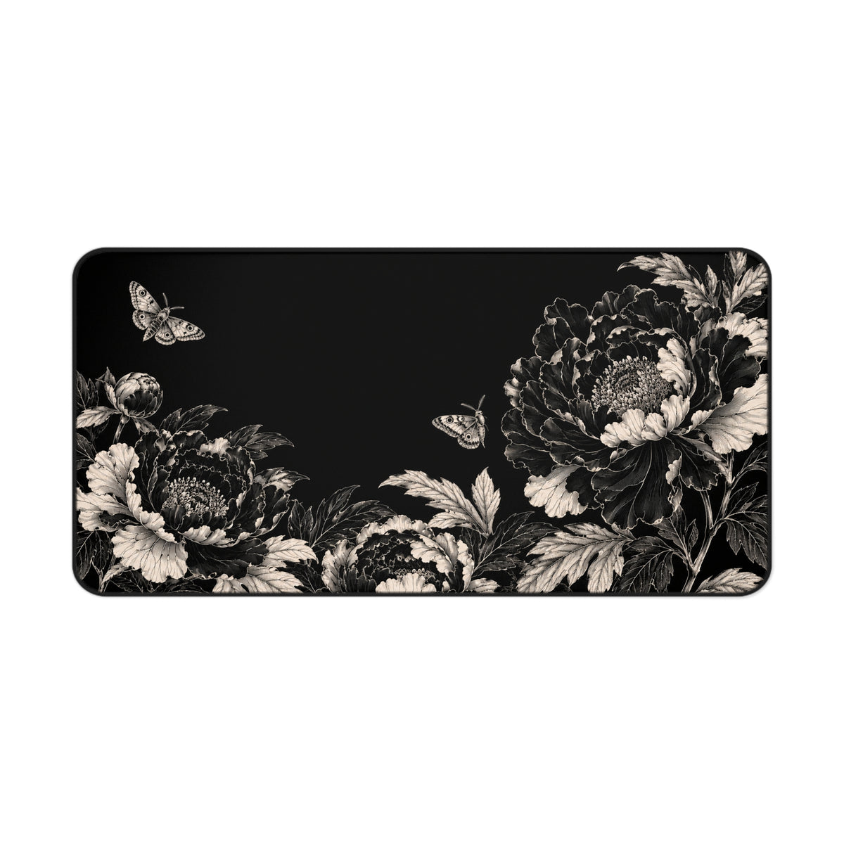 Night Bloom 16" × 32" Desk Mat