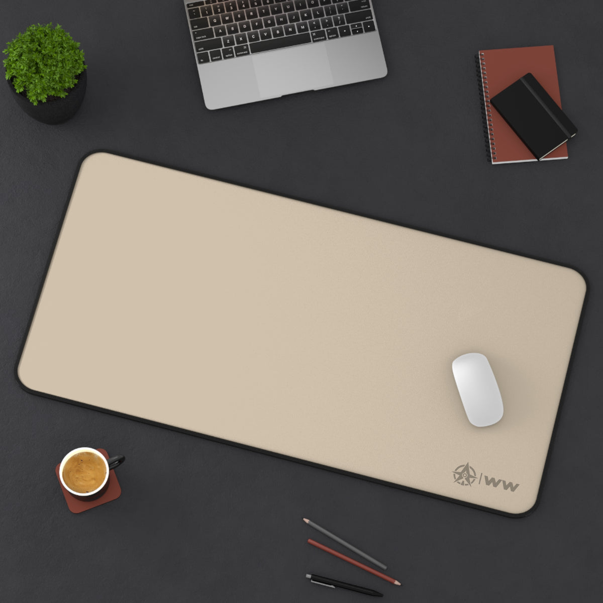 Oat 16" x 32" Desk Mat
