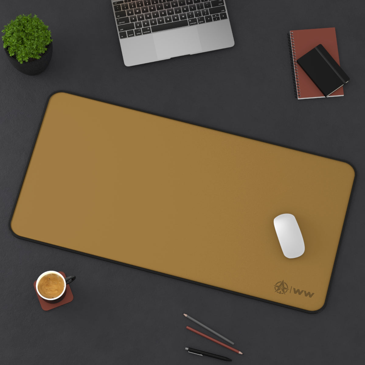 Ochre 16" x 32" Desk Mat