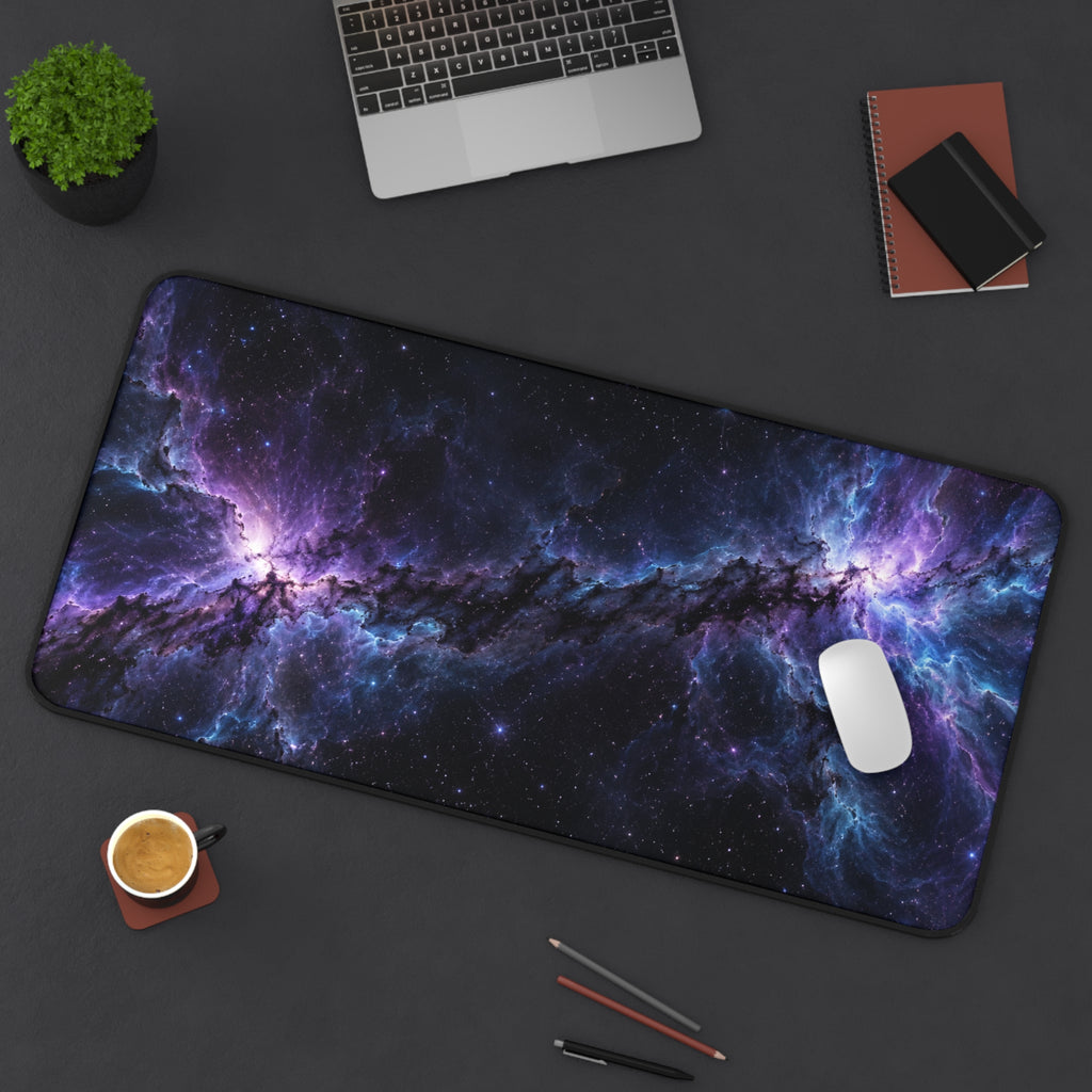 Violet Rift 16" x 32" Desk Mat