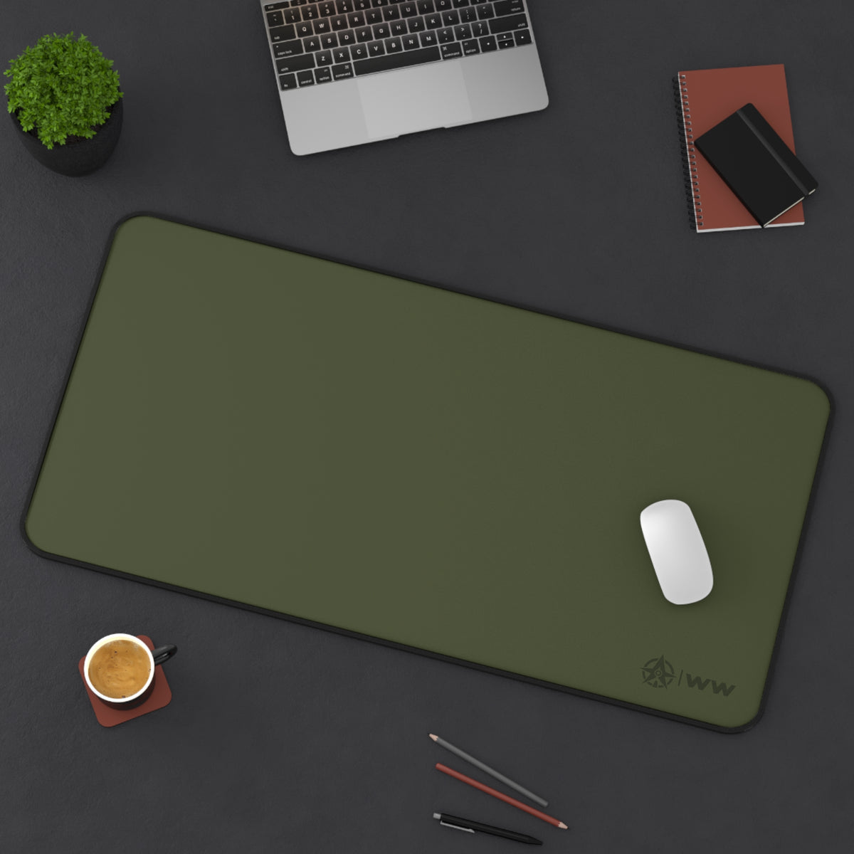 Moss 16" x 32" Desk Mat