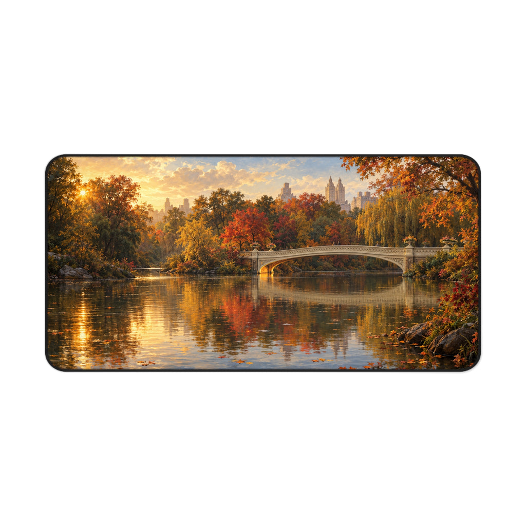 City on Pause 16" x 32" Desk Mat