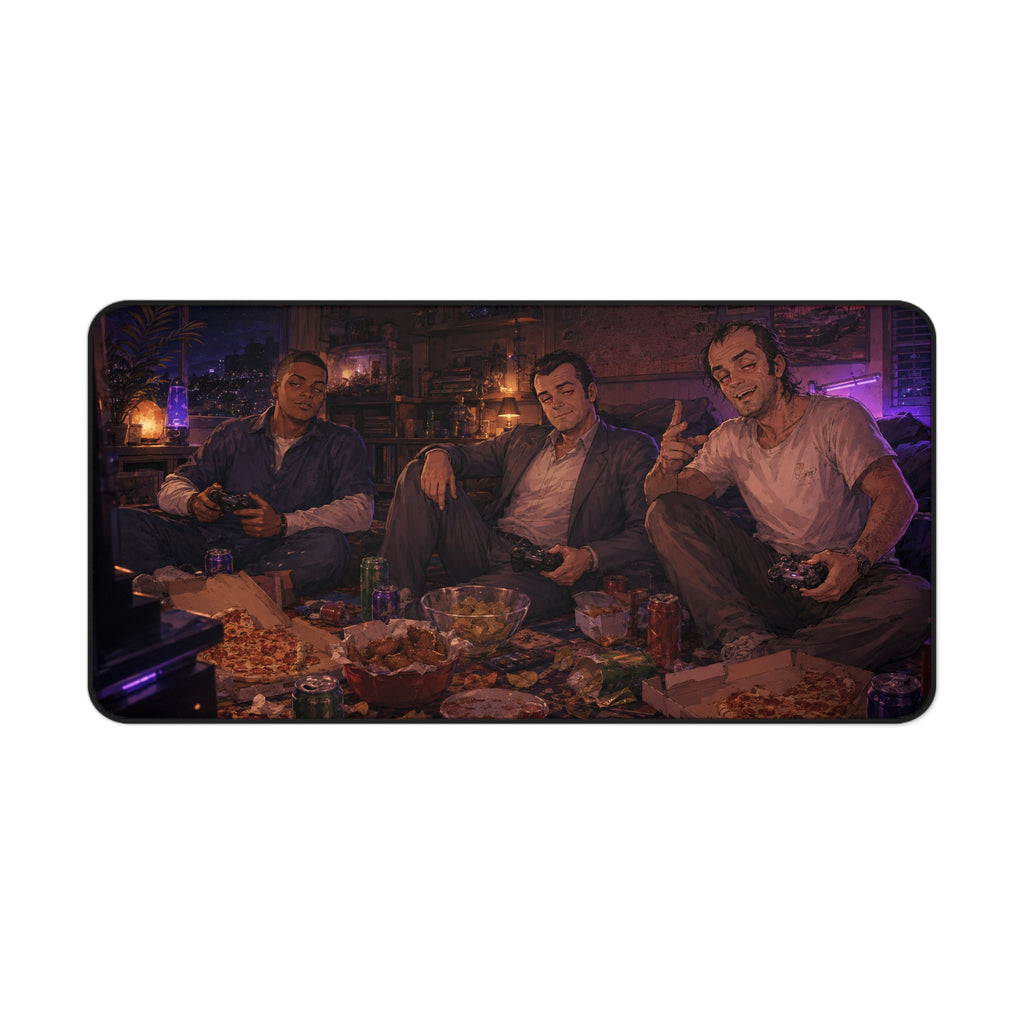 Last Save Before Sunrise 16" × 32" Desk Mat