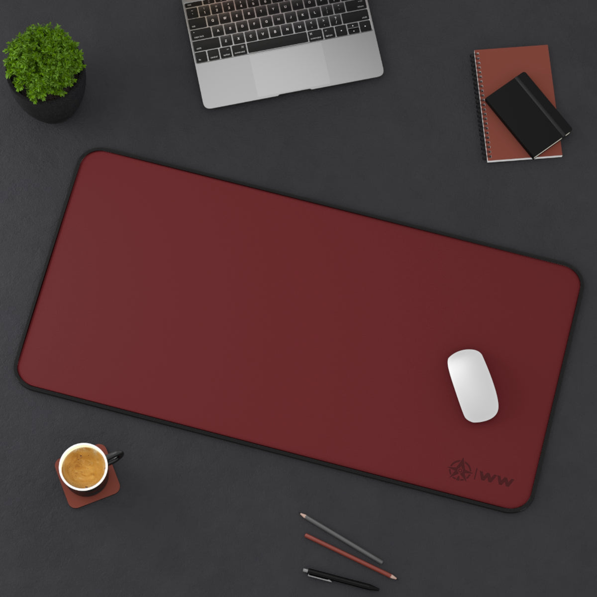 Oxblood 16" x 32" Desk Mat