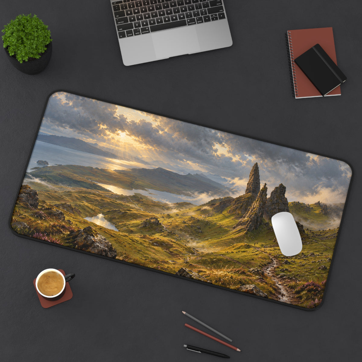 No Quest Marker 16" x 32" Desk Mat